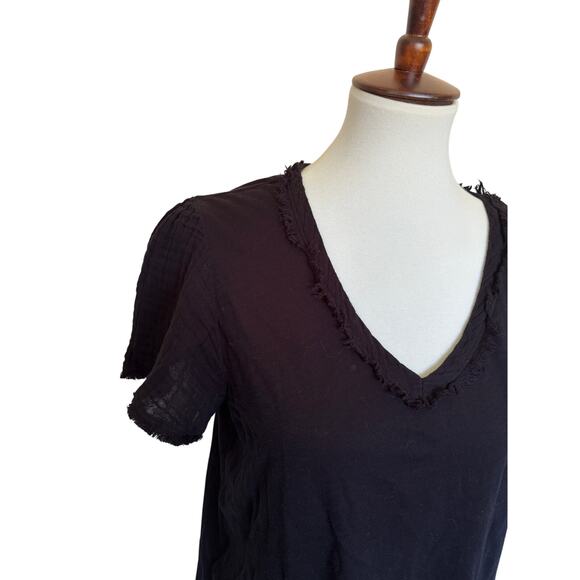 Michael Stars Tate Fabric Mix Tee - Picture 4 of 5